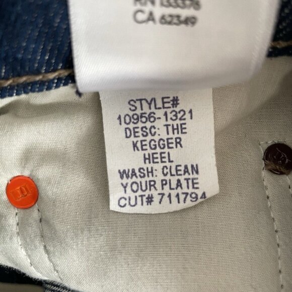 MOTHER SNACKS! The Kegger Heel Loose Fit Jean in Clean Your Plate Size 27 - Picture 8 of 12